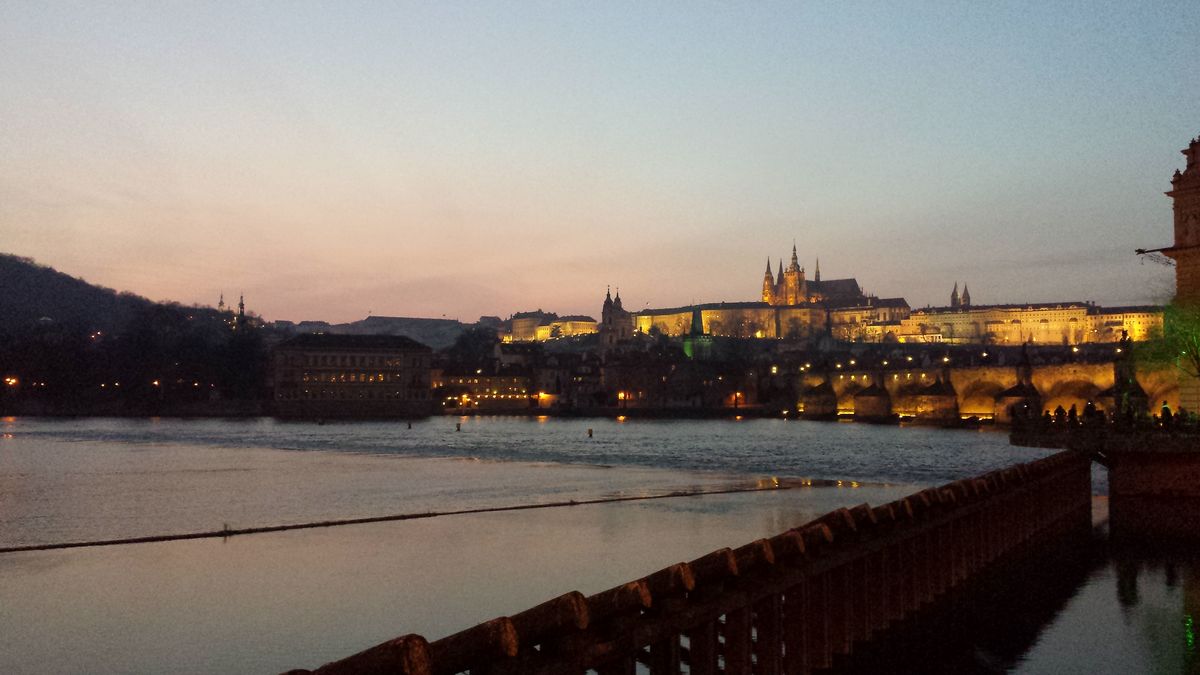 Blick zum Prager Schloss